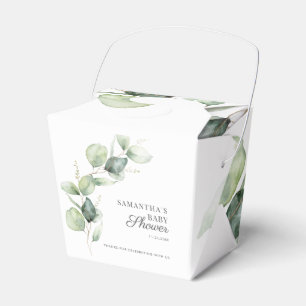 Ballotins Baby shower Botanique de feuillage Eucalyptus