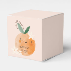 Ballotins Baby shower botanique Little Cutie Orange Citrus