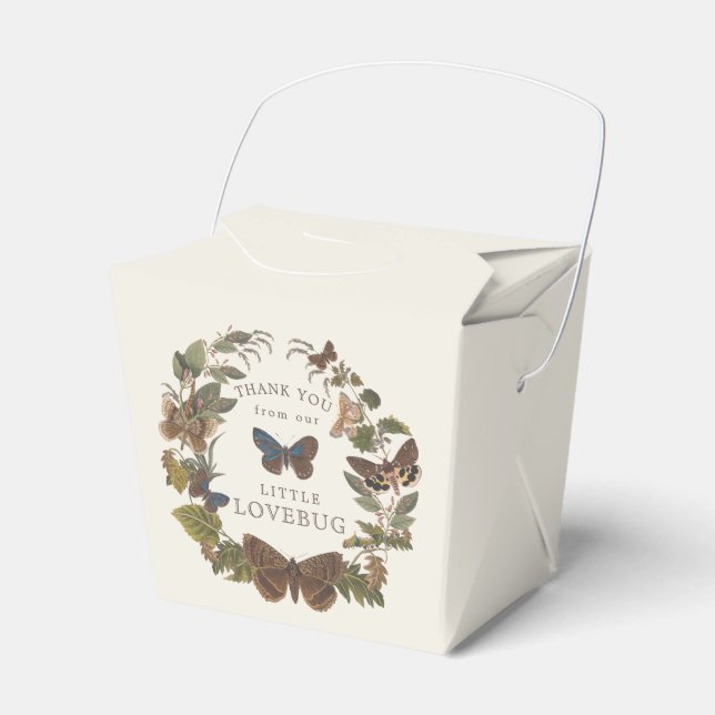 Ballotins Baby shower botanique Vintage (Verso)
