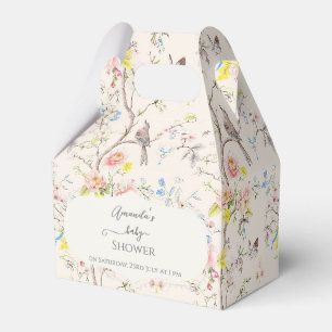 Ballotins Baby shower chinois rose floral