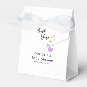 Ballotins Baby shower « Cœurs mignons et colorés »