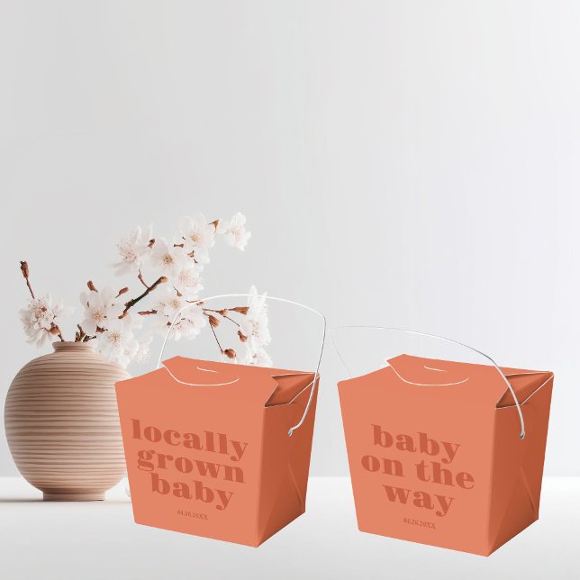 Ballotins Baby shower cultivé localement | Moderne, minimali (Créateur téléchargé)