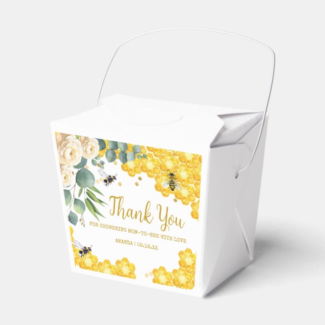 Ballotins Baby shower d'abeilles (Verso)