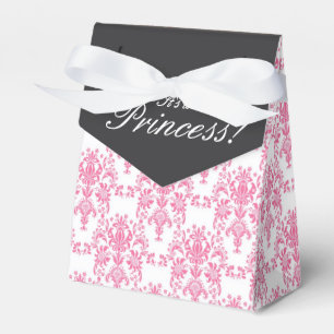 Ballotins Baby shower Damas rose et noir