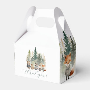 Ballotins Baby shower d'aquarelle de bois