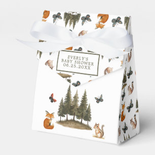 Ballotins Baby shower d'aquarelle des animaux forestiers