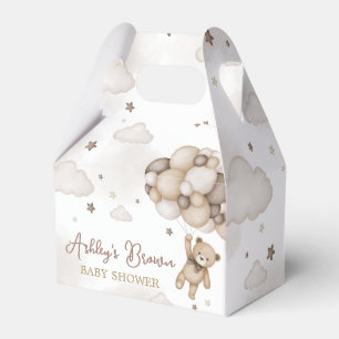 Ballotins Baby shower de ballon d'ours Brown