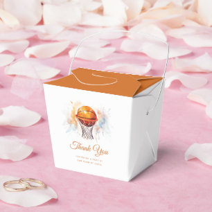 Ballotins Baby shower de basket-ball aquarelle