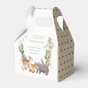 Ballotins Baby shower de courge feuillu mou en bois