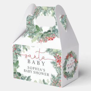 Ballotins Baby shower de couronne de Noël