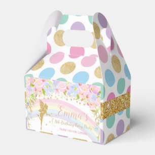 Ballotins Baby shower de fête d'anniversaire Rainbow Fairy