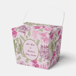 Ballotins Baby shower de fille Eucalyptus Peony botanique