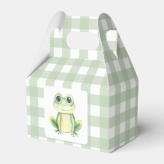 Ballotins Baby shower de grenouille à dessin (Verso)