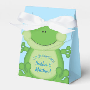 Ballotins Baby shower de grenouille bleu