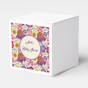 Ballotins Baby shower de jardin personnalisé fleur sauvage