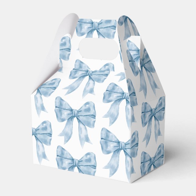Ballotins Baby shower de la ceinture bleue (Verso)