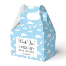 Baby shower de livraison spéciale Stork Nuages ble