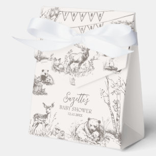 Ballotins Baby shower de Merci des animaux des bois