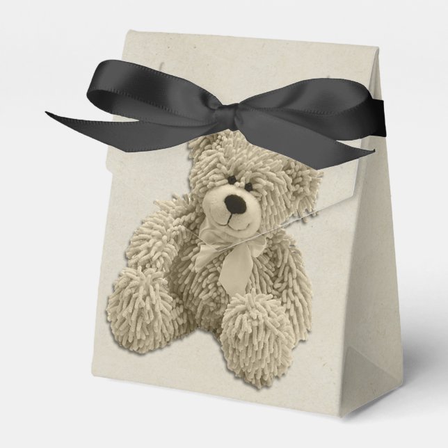 Ballotins Baby shower de Merci d'ours en peluche personnalis (Verso)