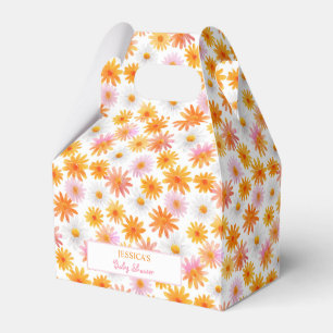 Ballotins Baby shower de Motif de marguerite colorée Little 