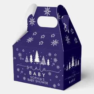 Ballotins Baby shower de Noël minimaliste