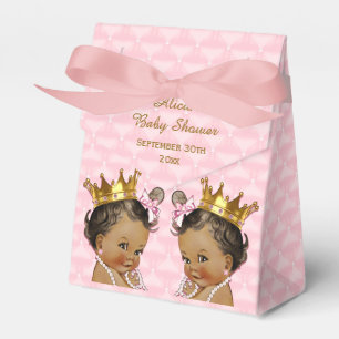 Ballotins Baby shower de Pink ethnique de princesse Twins