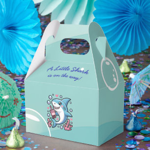 Ballotins Baby shower de requin doux Kawaii bleu