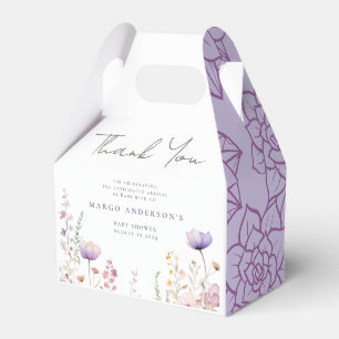 Ballotins Baby shower de terrain Fleur sauvage de prairie