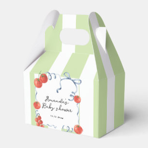 Ballotins Baby shower de tomate aquarelle