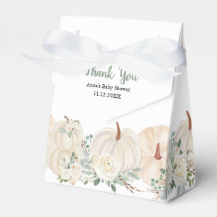 Ballotins Baby shower de verdure Rustique Citrouille aquarel