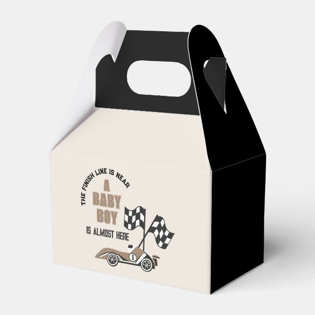 Ballotins Baby shower de voiture sport (Verso)