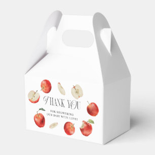 Ballotins Baby shower des pommes rouges