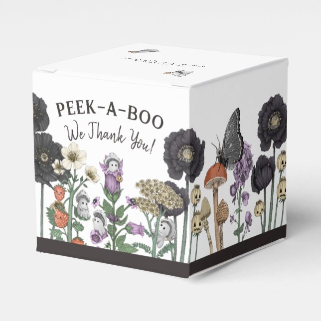 Ballotins Baby shower d'Halloween Ghost Peek-a-Boo (Verso)