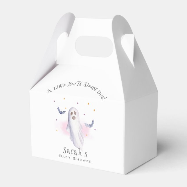 Ballotins Baby shower d'Halloween Whimsical Little Boo (Verso)