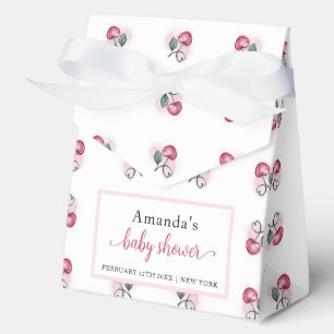 Ballotins Baby Shower Douceur Rustique Cerise Baie