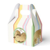 Baby shower Elephant Maman et Bébé Stripes