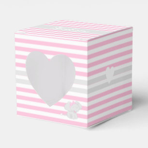 Ballotins Baby shower Eléphant mignon Ballotin rose