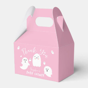 Ballotins Baby shower Fantôme d'Halloween pour fille rose