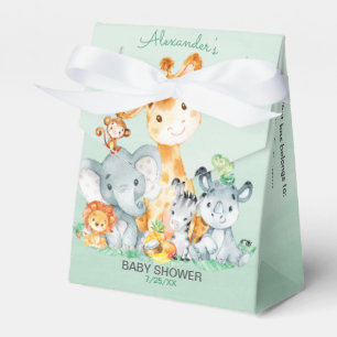 Ballotins Baby shower féminin de la jungle Watercolor Cute 