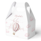 Baby shower Fille Ballons à air chaud rose mou