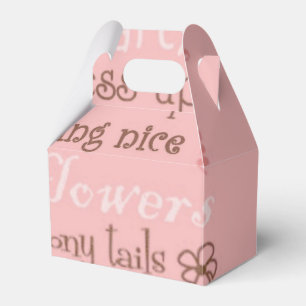 Ballotins Baby shower fille sucre rose et épice