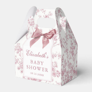 Ballotins Baby-Shower Fleur Rose Vintage