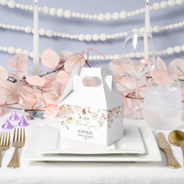 Ballotins Baby shower fleur sauvage (Mariage)