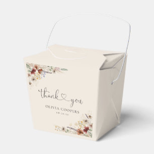 Ballotins Baby shower Fleur sauvage Boho Tiny Ballotin