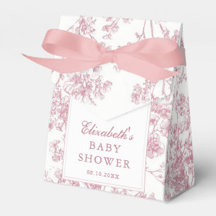 Ballotins Baby Shower Fleurs Rose Vintage