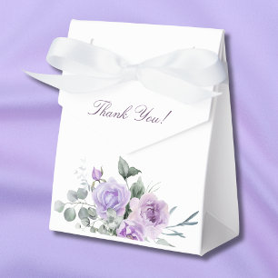 Ballotins Baby shower floral à l'aquarelle de lavande