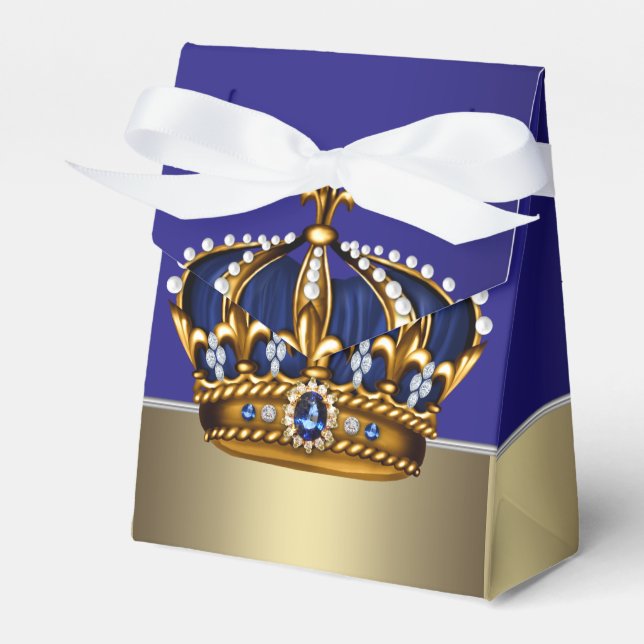 Ballotins Baby shower Garçon Petit Prince de la Couronne d'o (Verso)