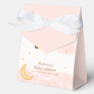 Ballotins Baby shower Girl Hot Air Balloon Moon Star