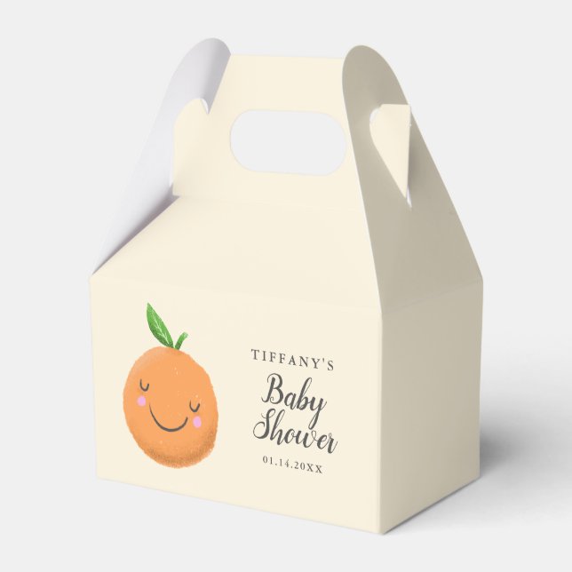 Ballotins Baby shower jaune de Little Cutie (Verso)