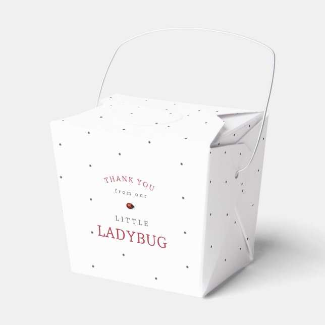Ballotins Baby shower Little Ladybug (Verso)